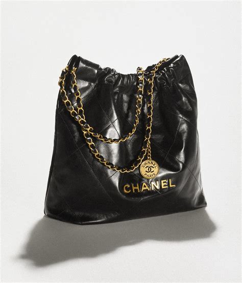 chanel crumpled calfskin black metal|Chanel 22 small handbag, Shiny crumpled calfskin & gold.